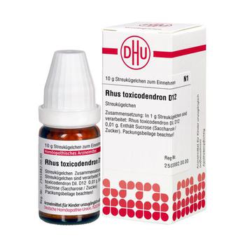 RHUS TOXICODENDRON D 12 Globuli