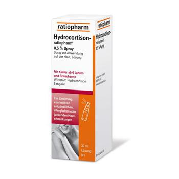 HYDROCORTISON ratiopharm 0,5% Spray