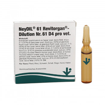 NEYDIL Nr.61 Revitorgan Dil.D 4 pro Ampullen vet.