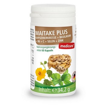 MAITAKE PLUS Kapuzinerkr.+Basil.+B6+C+Sel.+Zn Kps.
