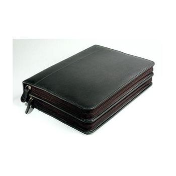 TASCHENAPOTHEKE 560er Leder f.1,5g Gläser schwarz