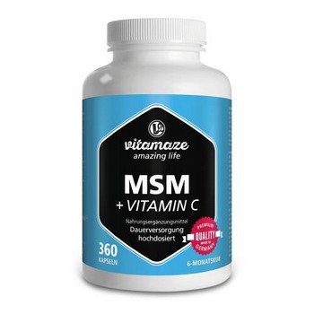 MSM HOCHDOSIERT+Vitamin C Vitamaze Kapseln