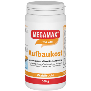 MEGAMAX Aufbaukost Waldfrucht Pulver