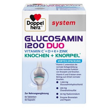DOPPELHERZ Glucosamin 1200 Duo system Kombipackung