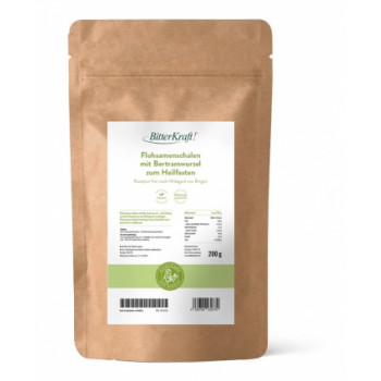 FLOHSAMENSCHALEN mit Bertramwurzel gemahlen