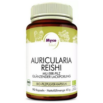 AURICULARIA REISHI Bio Pilzpulver-Kapseln